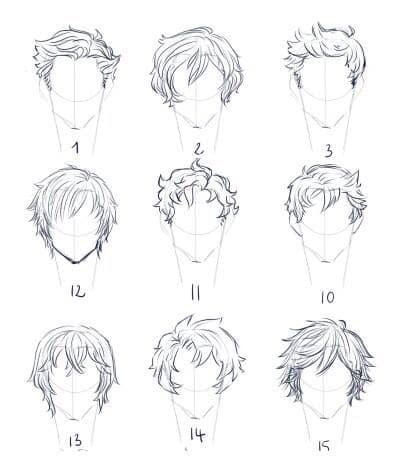 como desenhar cabelo masculino | blog.querodesenhar.com