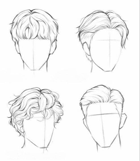 como desenhar cabelo masculino | blog.querodesenhar.com