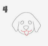 como desenhar um cachorro?